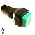 ET 5586 1k kapcsol 3A 250V OFF ON Furat 12 7mm Szne Zld