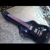 J llapot 4 ves fekete Hagstrom F200 elektromos gitr elad blelt tokkal biztonsgi zras v