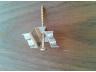 Rozsdamentes lefogat csavar alumnium klipphez Thermowood D kris 20x112mm es modellhez