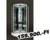 Sanimix Gz s hidrokabin elektronikval zld veg htfal 100x100x2 hidromasszzs zuhanykabin alacsony zuhanytlca val