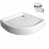 H2O Zno 80x80 ves akryl zuhanytlca szifonnal