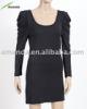 Ladies 39 long puff sleeve top