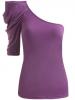 One Shoulder Puff Sleeve Top