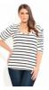 Stripe Puff Sleeve Top
