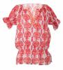 LITTLE PUFF SLEEVE TOP - KALAMKARI