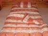 gynem garnitra huzat 3 rszes 140x190 cm paplanhuzattal elegns drapp cskos leveles