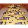 3 rszes tli gynem garnitra 140x220 cm hossz pamut paplan mszl nagyprna s kisprna srga leoprd minta