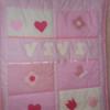 Patchwork babatakar kisprna Baba mama gyerek Gyerekszoba Falvd takar pasztell szn tbbfle rzsaszn mints vszonbl kszlt baba takar s kisprna Meska