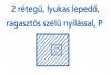 Foliodrape Izoll leped rag szl lyukkal P 150x180 cm 40db