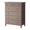 HEMNES 6 fikos szekrny szrke barna IKEA