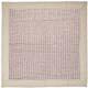 Vszon textil asztaltert kb 80 x 80 cm barna natr kocks