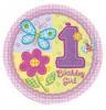Hugs s Stitches Girl Happy 1 Birthday Party Tnyr 20 cm