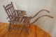 Babakocsi 3 1900 krli Thonet jelleg Dnthet tmlval lbtartval Eredeti fellelt llapotban Mret 81 123 54 cm Pram c 1900 Thonet style With adjustable