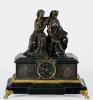Prizs 19 sz nix tok bronz szobordsszel jelzett Duchoiselle kt frz jelenettel rmai szmos szmlap 1 2 es ts szerkezet Michelant a Paris jelzssel mkdkpes ingval kulccsal bronz szerelkkel