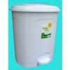 Hobby pedlos szemetes 30L 43x39x36cm Fehr szrke szemcss