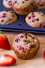 Skinny Strawberry Chocolate Chip Muffins 140 calories