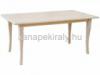 Nagyobbthat tkezasztal Az asztallapja MDF lapbl a lba pcolt lakkozott tmr fbl tkezasztal mrete 160 x 75 x 90cm 40cm rel bvthet szlessg x magassg x mlysg Calvados ger Juhar vagy 
