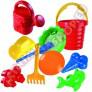 Nagy homokoz szett hullmos vdrrel 10 rszes D Toys