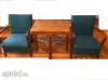 Art deco fotel prban 2 db s egy asztal