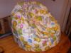 Babzskfotel Btor Szk fotel Csepp alak babzskfotel gyerekmints 100l polisztirol gynggyel tltve Mrete 60x70cm Kls bels Meska
