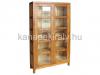 Teakfa vitrines tlalszekrny