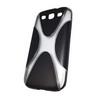 Manyag vd tok htlap gumi szilikon bettes X DESIGN FEKETE TLTSZ SAMSUNG GT I9300 Galaxy S III