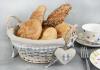 Vintage shabby chic szves fonott kosr