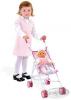 Smoby Baby Nurse eserny babakocsi a legnpszerbb sszecsukhat babakocsi rzsaszn sznben virg dsztssel Mretei miatt kis helyen is elfr gy brhov magunkkal vihetjk Magassga 45 5 cm
