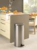 Brabantia Pedlos szemetes 30 literes manyag vdrrel Matt Steel sznben