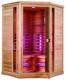 APOLLO infrakabin ktszemlyes anyaga Hemlock feny 6 REDLIGHT sugrzval