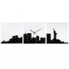 rja le vlemnyt Paris Skyline 3 rszes falira Karlsson