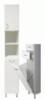 Mretek 1910 mm magas x 290 mm szles x 340 mm mly Anyaga Fnyes MDF frontos szennyestarts szekrny Lers