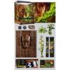 Az Exo Terra Habitat Kit Cameroon felszerelt terrrium idelis minden kistest kgyk gykok gekkk s bkk szmra Az izzt a szett nem tartalmazza A lmpatestbe maximum 28W os izz rakhat pl repti
