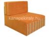 80cm szles gynemtarts szivacsos fotelgy