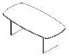 Ovlis trgyalasztal laplbas 200x74x120cm