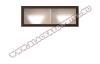 DOORS hz1v 4 12 fali vitrin wenge