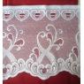 Konyhai fehr vitrzs fggny jacquard csipke 30 cm