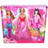 Mattel Barbie Tndrmese szett Barbie baba hrom ruhval