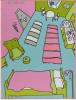 Csajos gyerek sznyeg 100 x 133 cm j pink