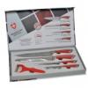 Anyaga Magas szntartalm rozsdamentes acl A kszlet tartalma 2 db szeletel ks 20 32 cm 1 db chef ks 12 7 cm 1 db ltalnos ks 9 89 cm zldsg hmoz