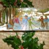 Teafiltertart 4 rekeszes Konyhafelszerels Otthon lakberendezs Troleszkz Doboz Decoupage szalvtatechnika Festett trgyak Szp tli mintval decoupage technikval kszlt dobozka A havas rszek h