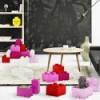 Large Lego Brick Storage Box Pinks Purples
