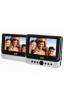 PVS 712 30L Twin hordozhat DVD lejtsz monitor Hordtska DVD lejtszhoz 2 fejhallgat 2 sztere jack aljzat adapter DVDock tart hordozhat DVD lejtszhoz