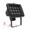 Kanlux - Ledes reflektorok - Kanlux Alix Power LED 12-B ledes reflektor, fekete sznben