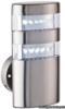  8302 Montana Inox Rozsdamentes Acl Fali ll Kerti Lmpa Kltri Led Vilgts 8302