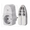   GAO Rdis dugalj kszlet tvirnytval s 1db aljzattal, 3x1000W max. 25m, fehr, 230V~ 50Hz