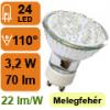 LED Master 24 ledes melegfehr 110 led lmpa