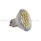 3 5W 24 LED hideg fehr GU10 5050 SMD LED izz
