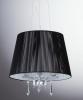 Krm fggesztk PVC flival fedett fekete szvet ernyvel kristly dekorral Ez a termk energiatakarkos vagy Led es fnyforrssal is zemeltethet