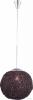 O Globo GL 1593 CORC Fggesztett fnyes krm gmb rattan barna 1x60W E27